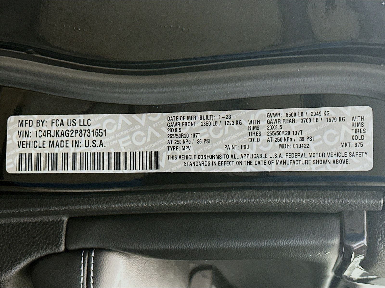 2023 Jeep Grand Cherokee L Altitude 4x4