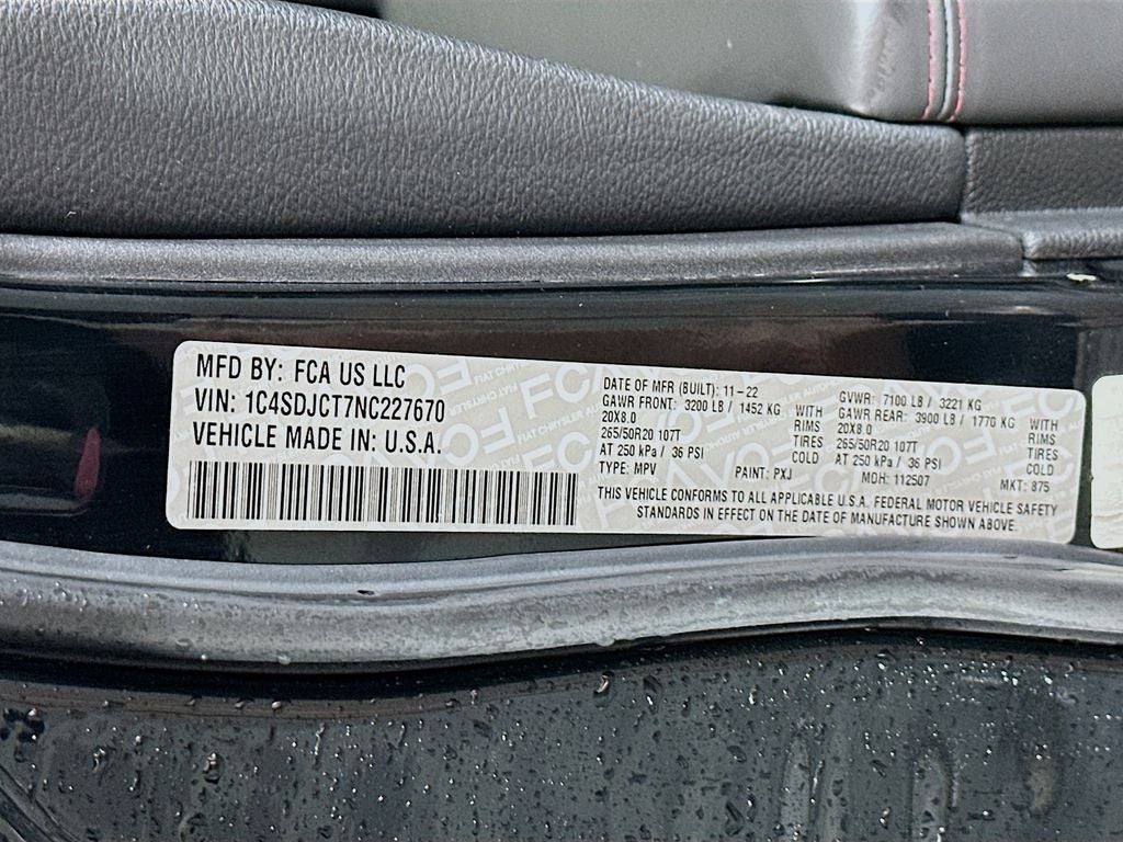 2022 Dodge Durango R/T AWD