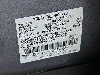 2022 Ford Explorer Limited