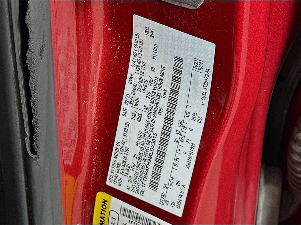 2021 Ford Ranger LARIAT