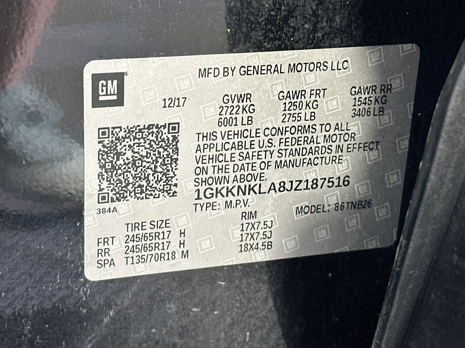2018 GMC Acadia SLE-1