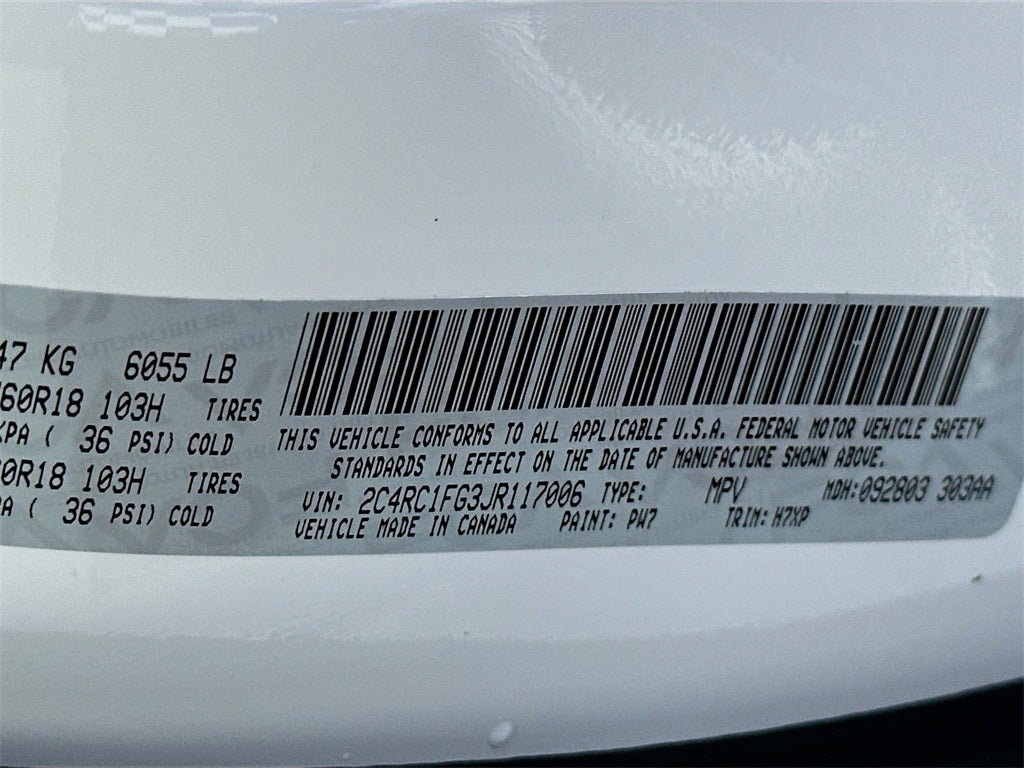 2018 Chrysler Pacifica Touring Plus