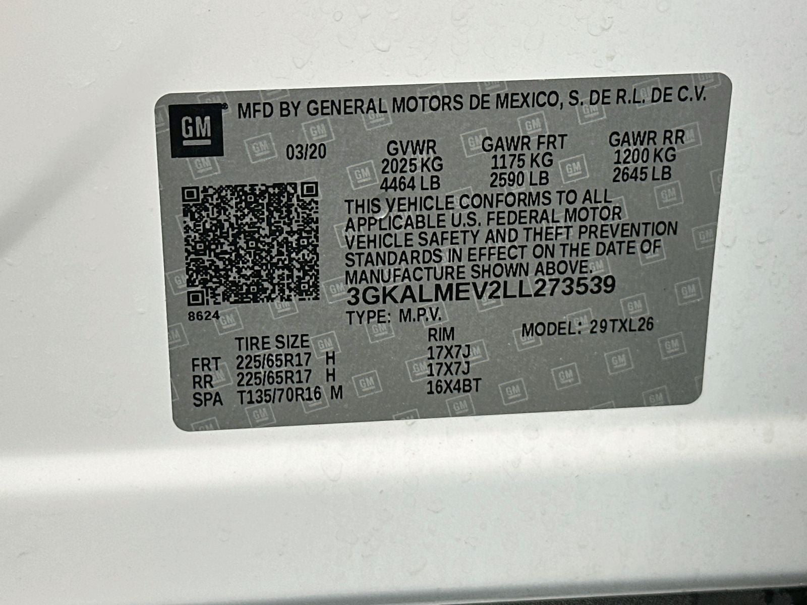 2020 GMC Terrain FWD SLE