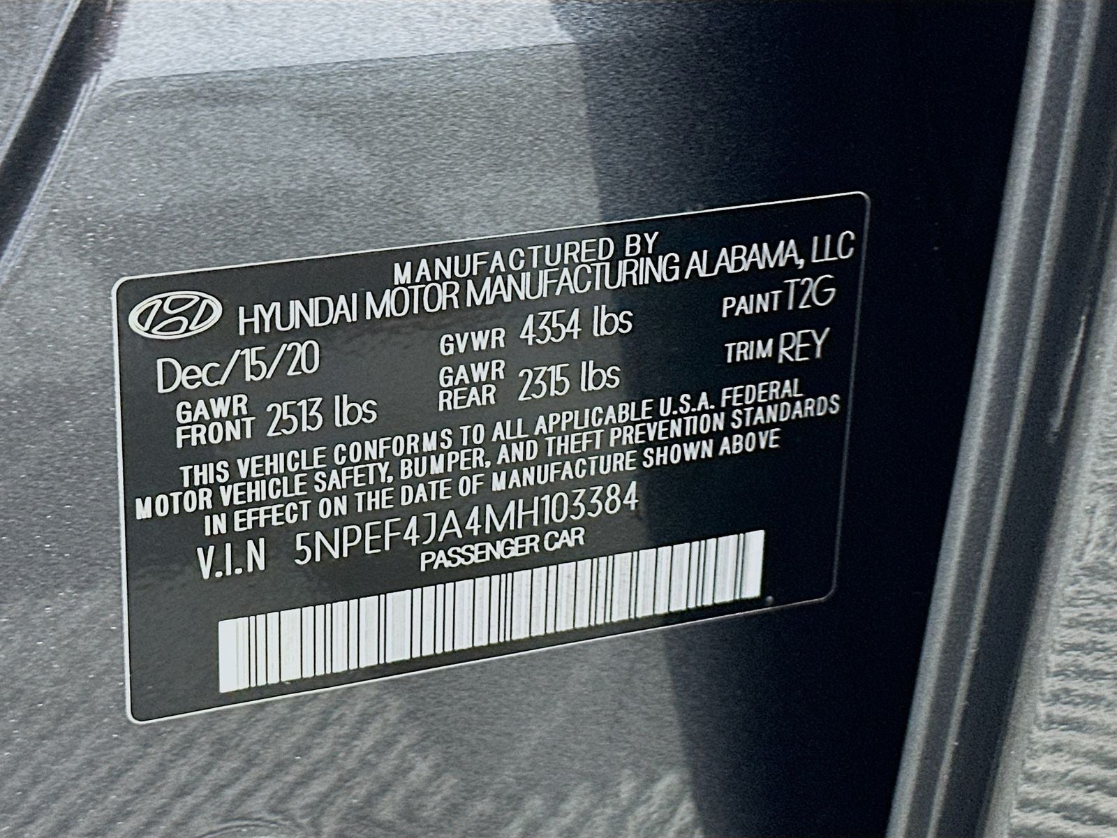 2021 Hyundai Sonata SEL