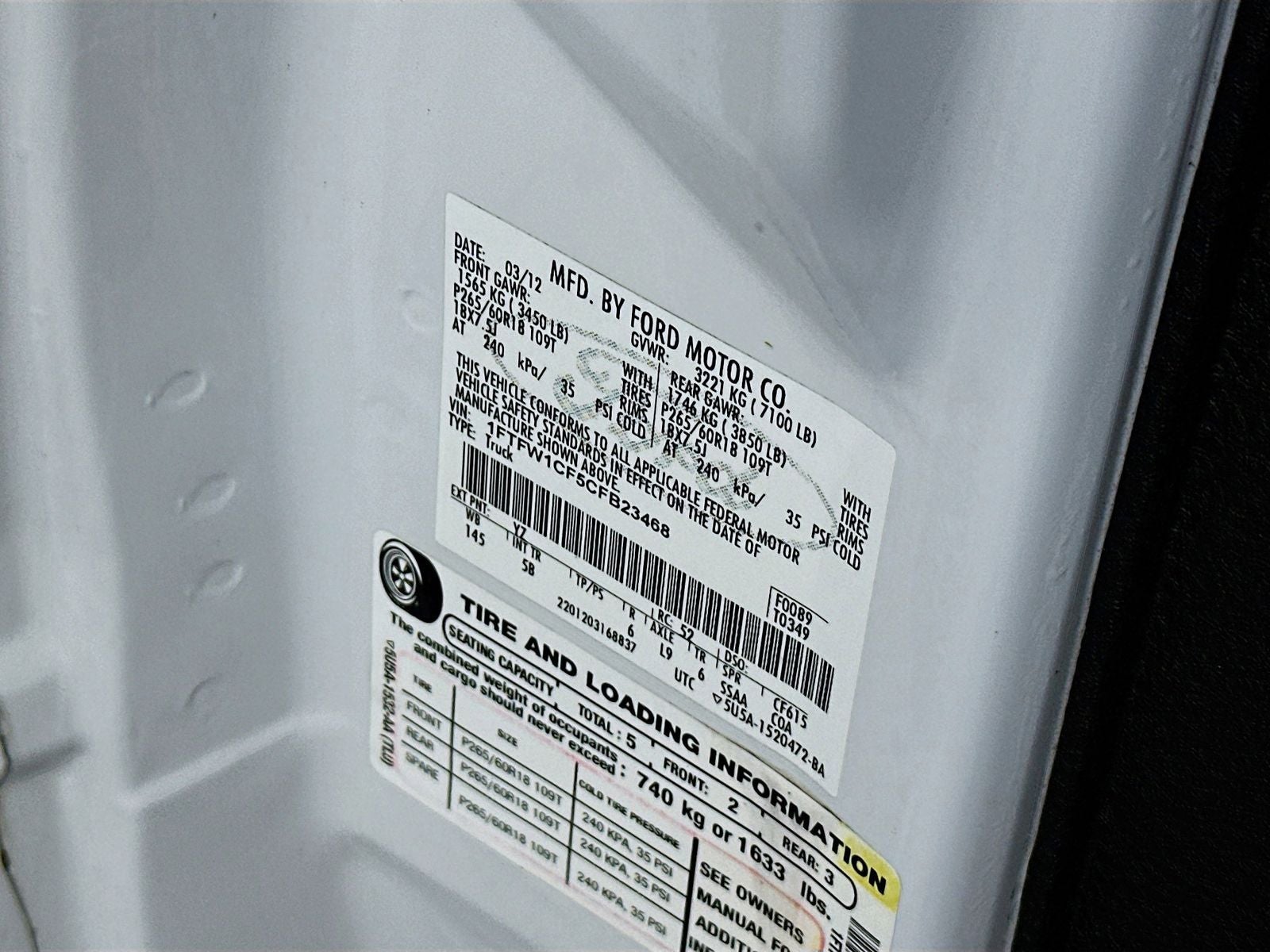 2012 Ford F-150 FX2