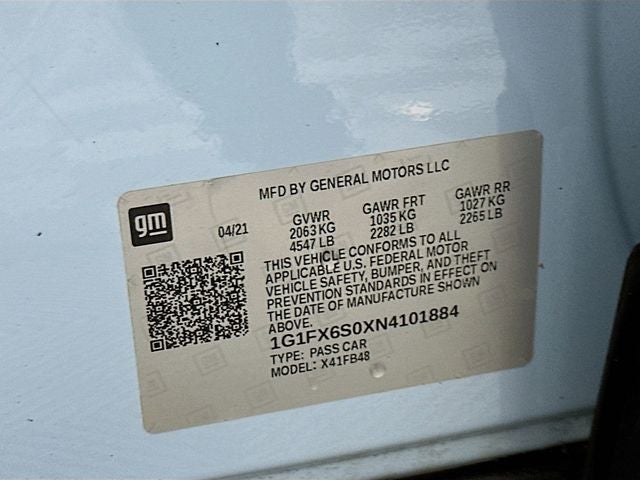 2022 Chevrolet Bolt EV 2LT