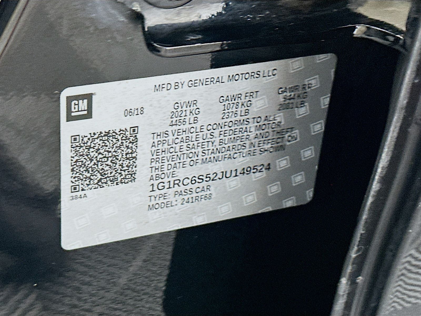 2018 Chevrolet Volt LT
