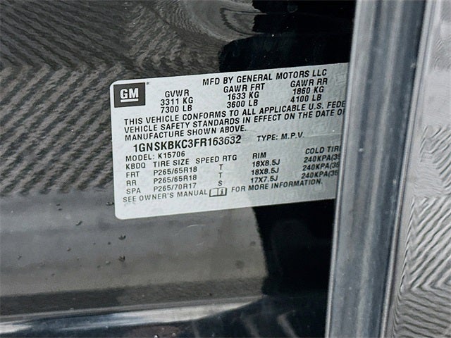 2015 Chevrolet Tahoe LT