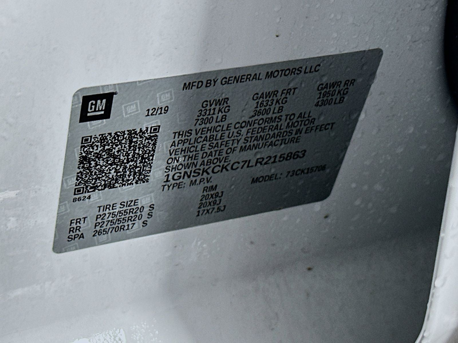 2020 Chevrolet Tahoe Premier