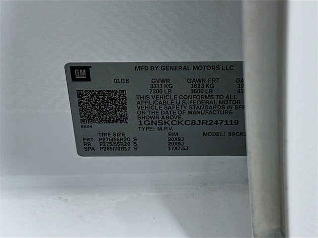 2018 Chevrolet Tahoe Premier