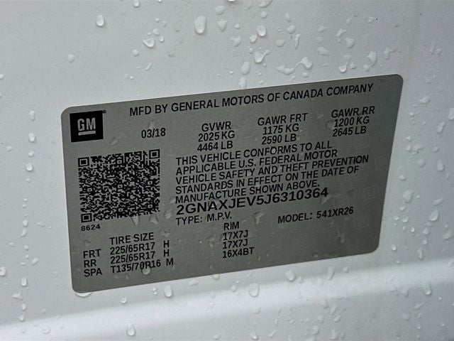 2018 Chevrolet Equinox LT