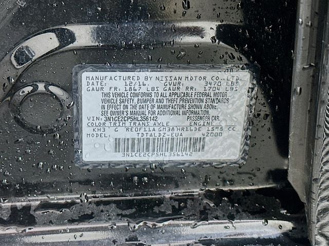 2017 Nissan Versa Note SV