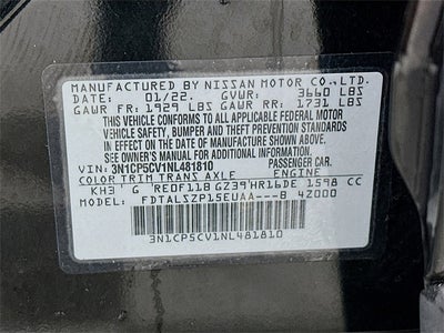 2022 Nissan Kicks SV