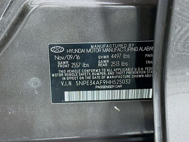 2017 Hyundai Sonata Sport