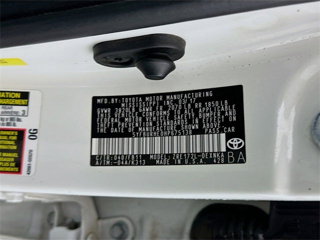 2017 Toyota Corolla L