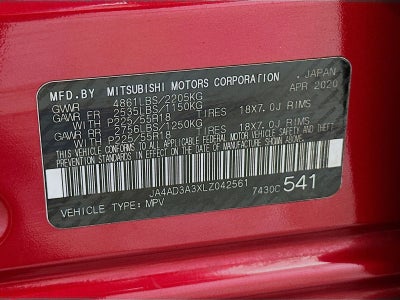 2020 Mitsubishi Outlander SP
