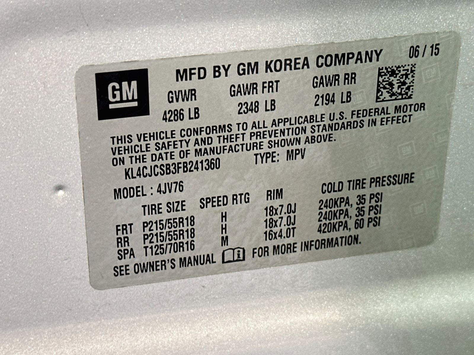 2015 Buick Encore Leather