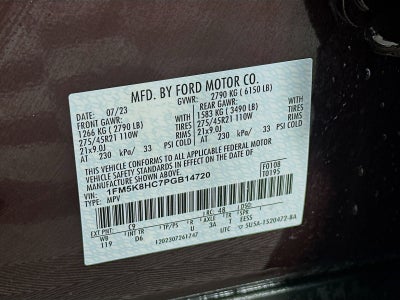 2023 Ford Explorer Platinum