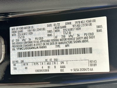 2022 Ford Escape SE