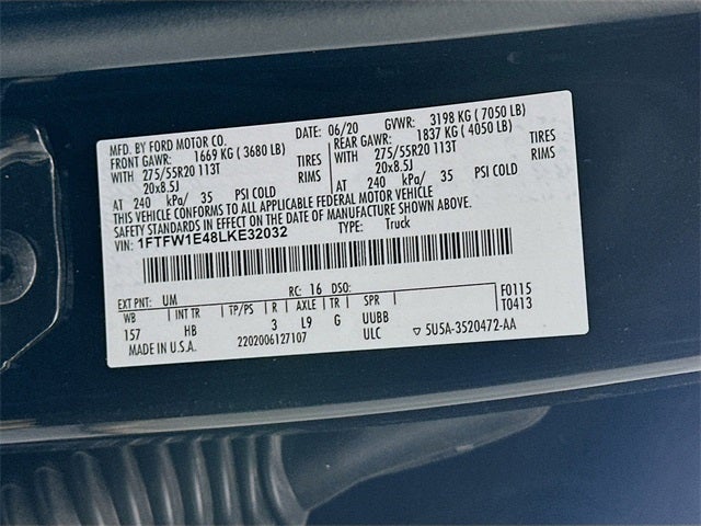 2020 Ford F-150 Lariat