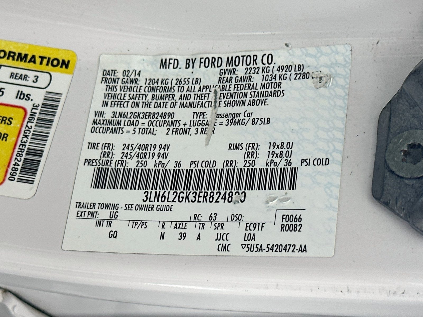 2014 Lincoln MKZ Base