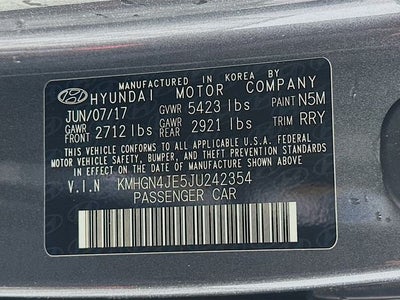 2018 Genesis G80 3.8