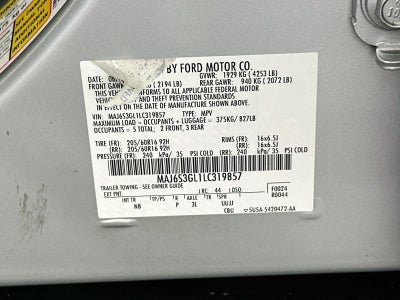 2020 Ford EcoSport SE