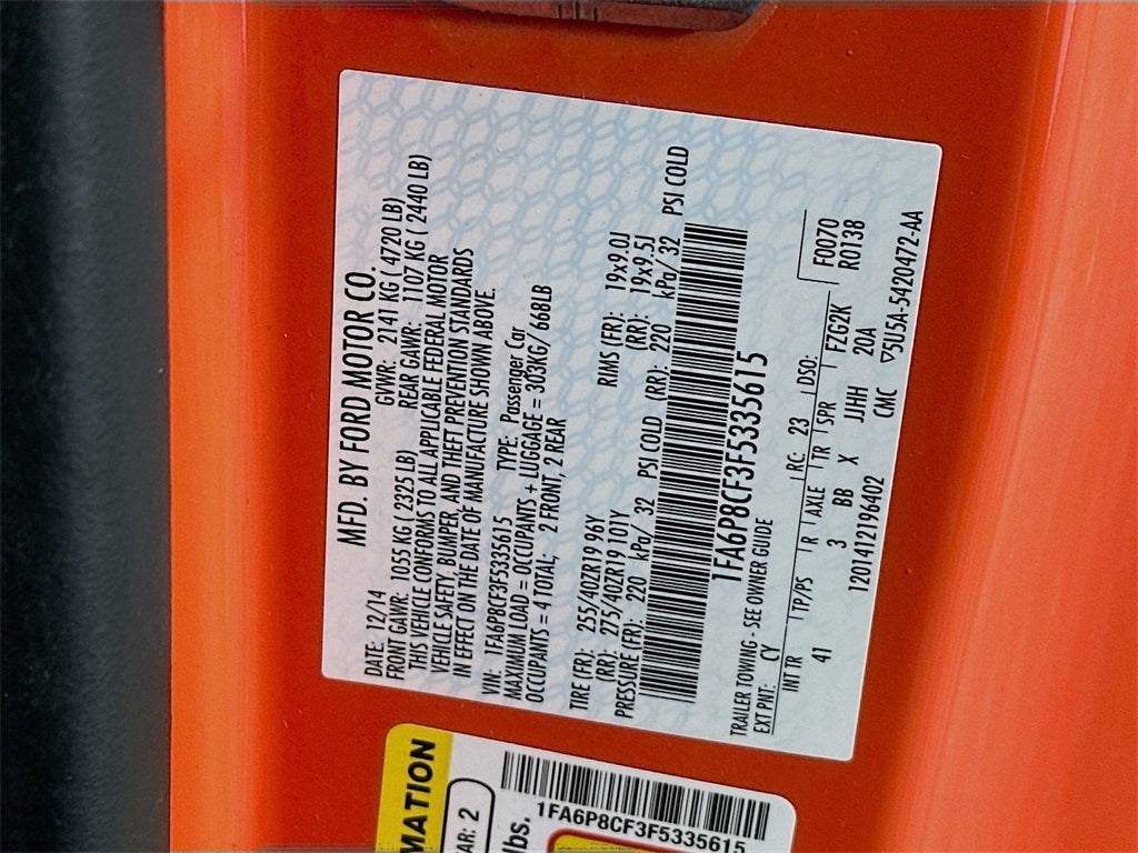 2015 Ford Mustang GT Premium