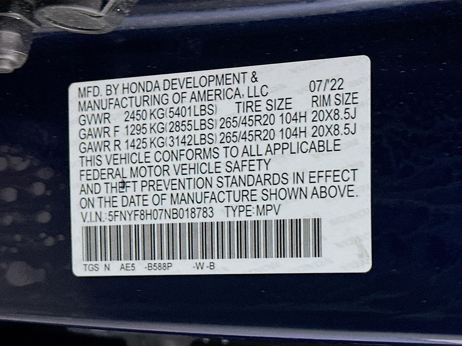 2022 Honda Passport Elite