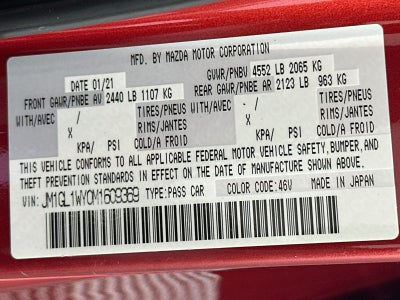 2021 Mazda Mazda6 Grand Touring Reserve