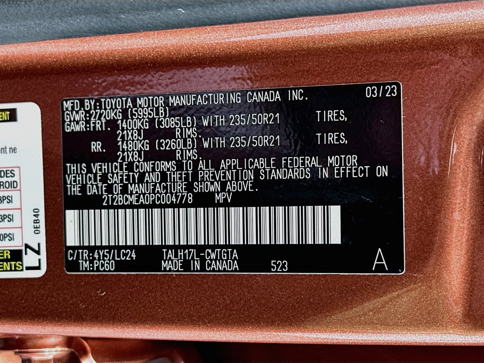 2023 Lexus RX 500h F SPORT Performance