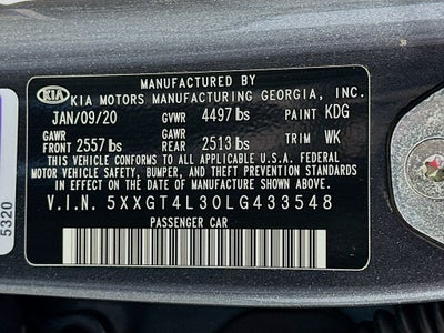 2020 Kia Optima SE