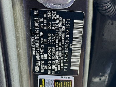 2020 Kia Telluride S