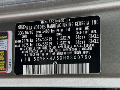 2017 Kia Sorento SX Limited