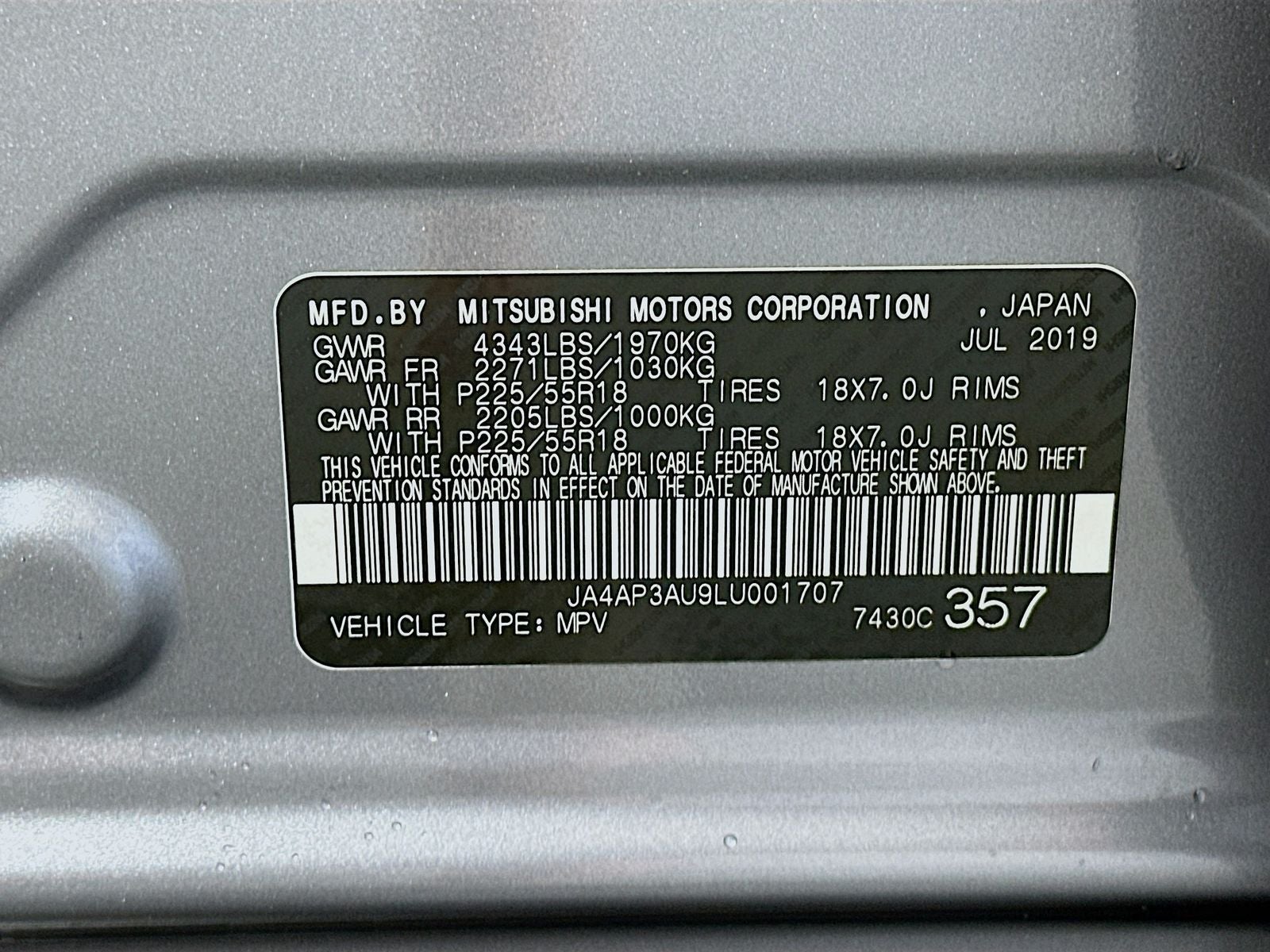 2020 Mitsubishi Outlander Sport 2.0 ES