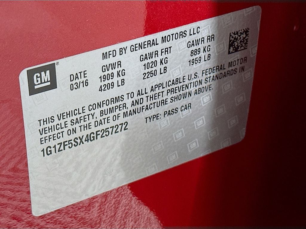 2016 Chevrolet Malibu LT