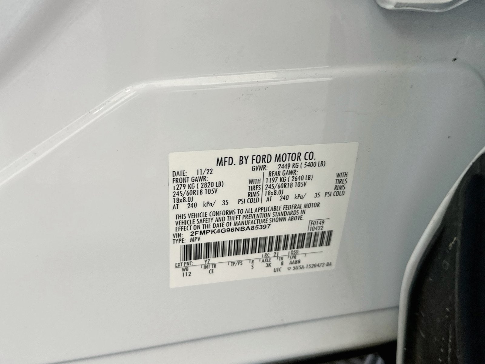 2022 Ford Edge SE