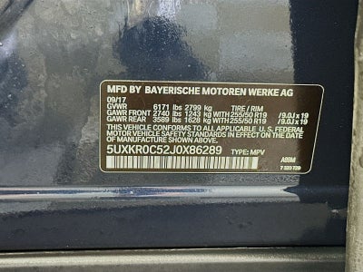 2018 BMW X5 xDrive35i