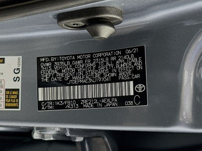 2022 Toyota Corolla LE
