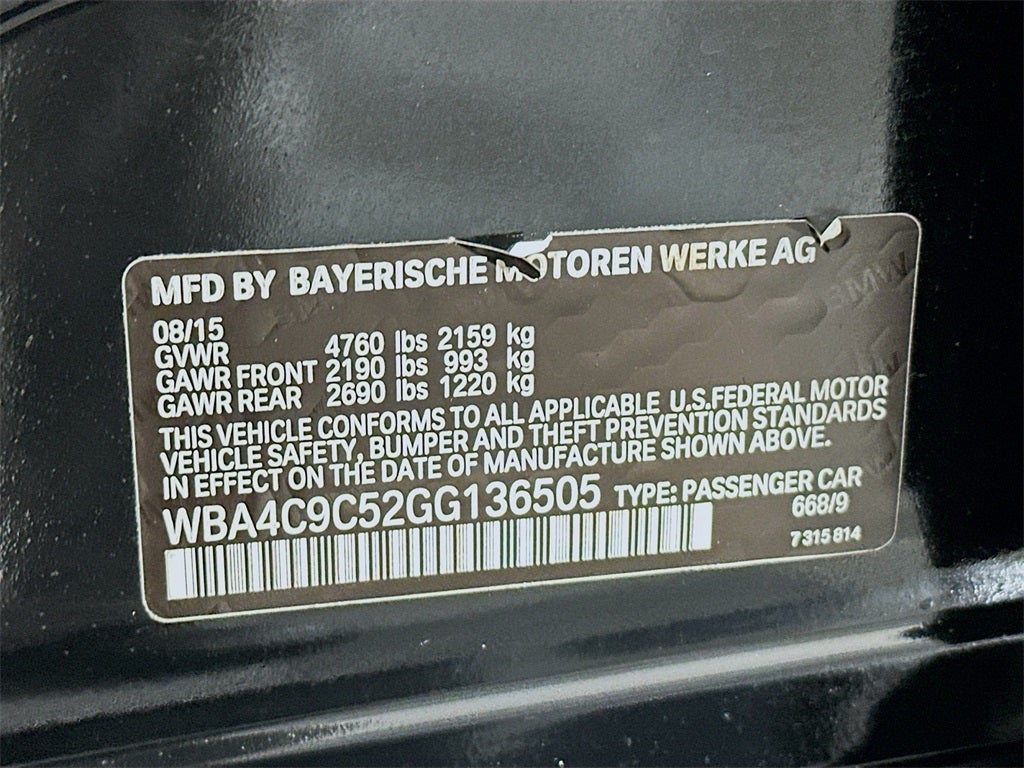 2016 BMW 4 Series 428i xDrive