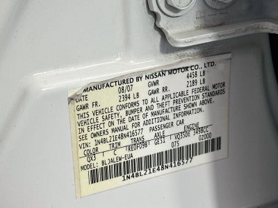 2008 Nissan Altima 3.5 SL