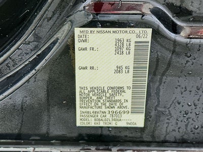 2022 Nissan Altima 2.5 S