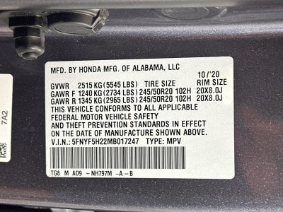 2021 Honda Pilot Special Edition