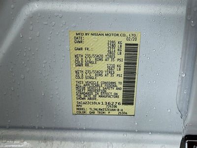 2020 Nissan Murano SL