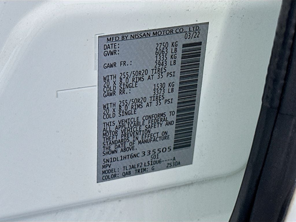 2022 INFINITI QX60 Autograph