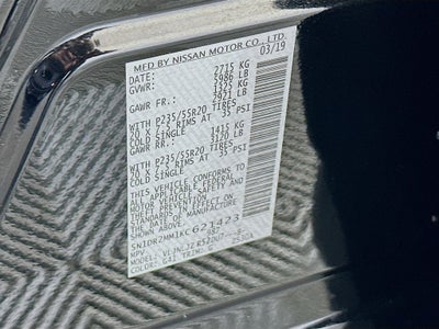 2019 Nissan Pathfinder Platinum