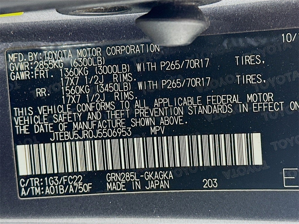 2018 Toyota 4Runner TRD Off-Road