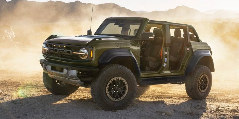 2024 Ford Bronco with removable doors off