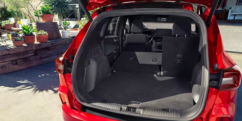 Showcasing the rear storage of the 2024 Ford Escape