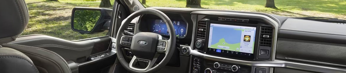 Full width image of the F-150 driver dash